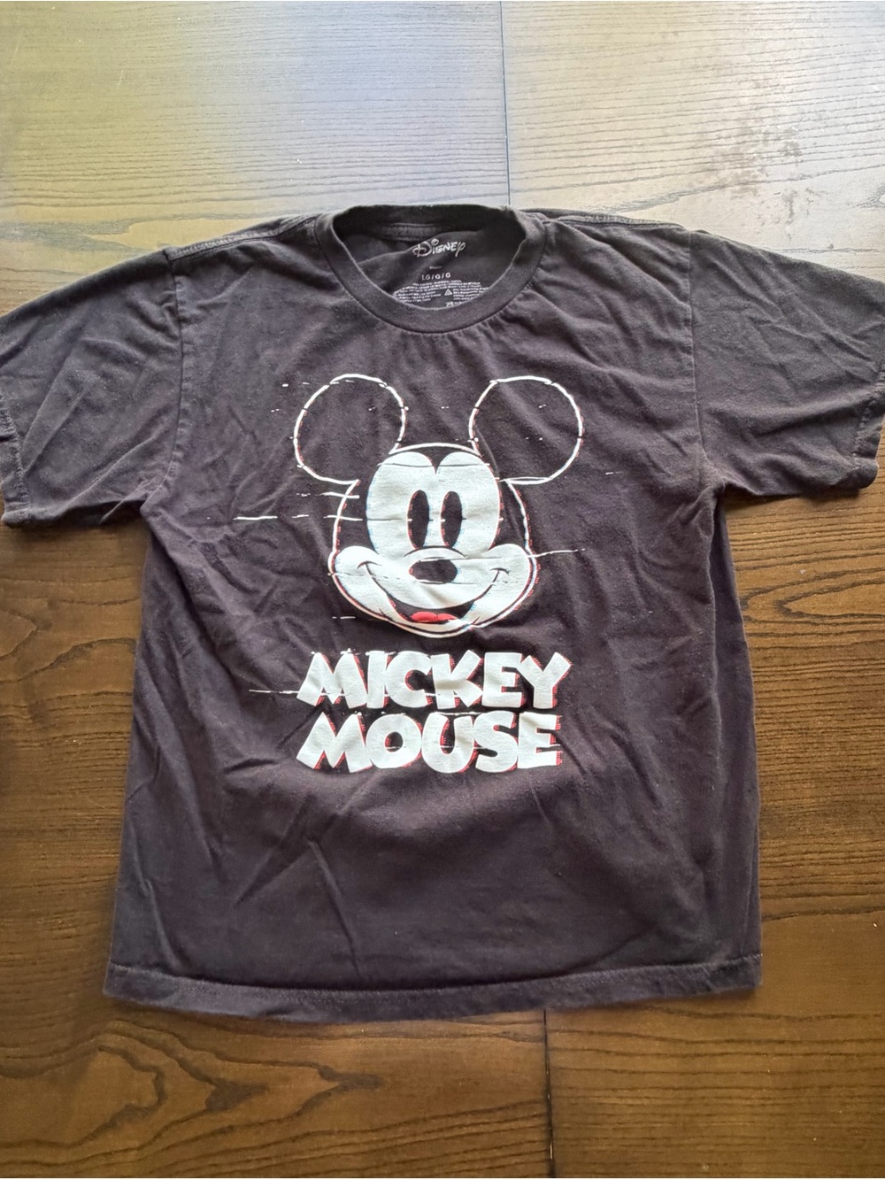 Disney Mickey Mouse Graphic Black T-Shirt